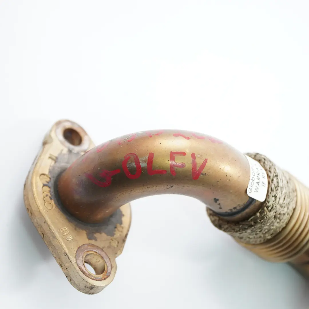 Audi Volkswagen Seat Skoda 1.9 TDI EGR Valve Cooler Pipe Hose - SKU 038131521CD - Part number 038131521CD