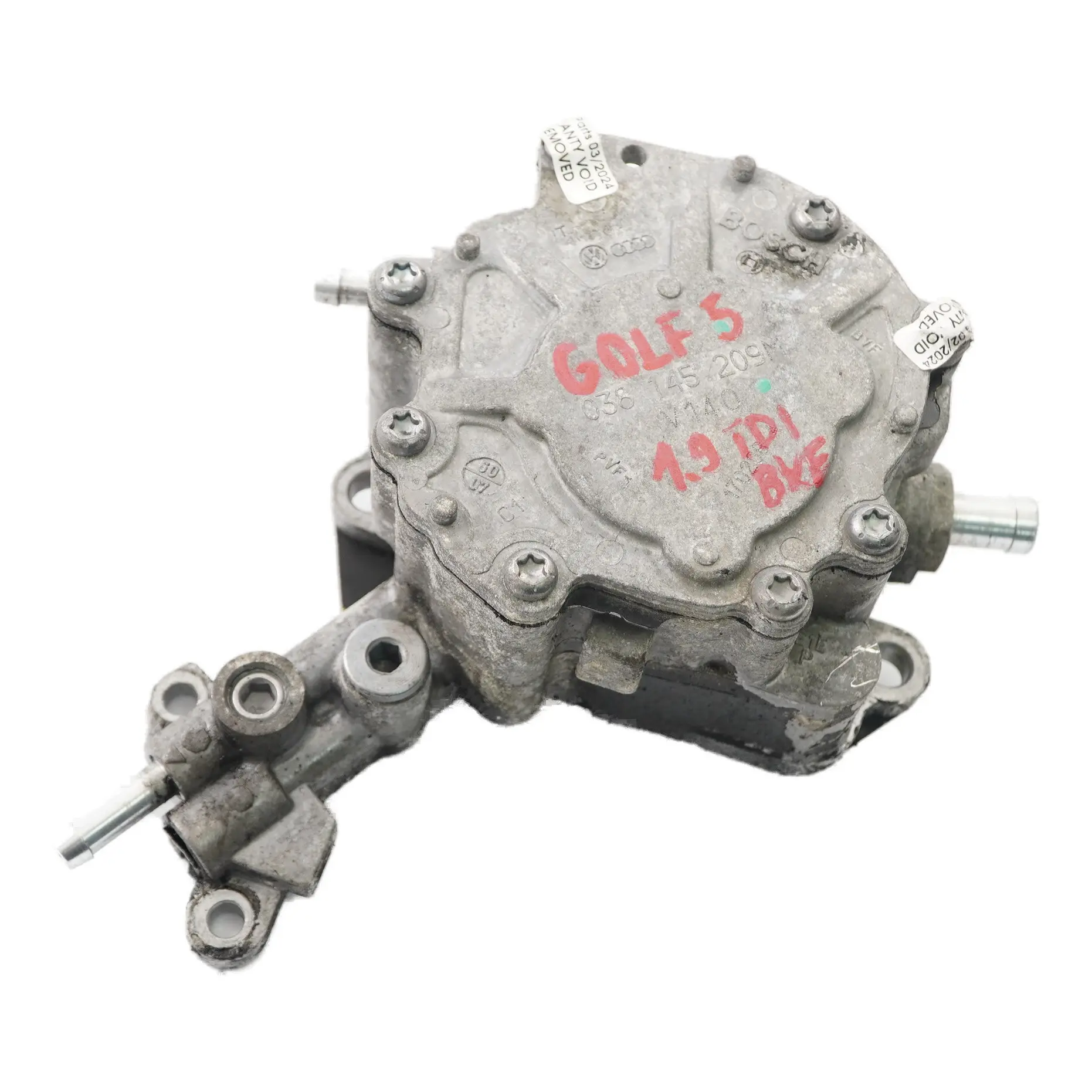 Volkswage Audi Seat Skoda 1.4 1.9 2.0 TDI Diesel Motore Pompa Vuoto 038145209M