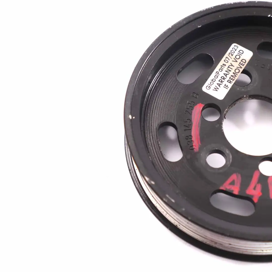 2.0TDI Diesel Polea de la bomba de dirección asistida para Audi A4 B8 con número de pieza 038145255B Audi A4 B8 2.0TDI Diesel Polea de la bomba de dirección asistida - SKU 038145255B - Número de pieza 038145255B
