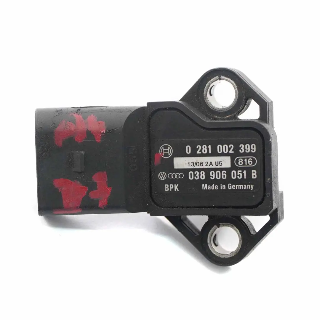 Sensor De Presión Del Colector MAP para Audi A4 B7 con número de pieza 038906051B Audi A4 B7 Sensor De Presión Del Colector MAP - SKU 038906051B - Número de pieza 038906051B