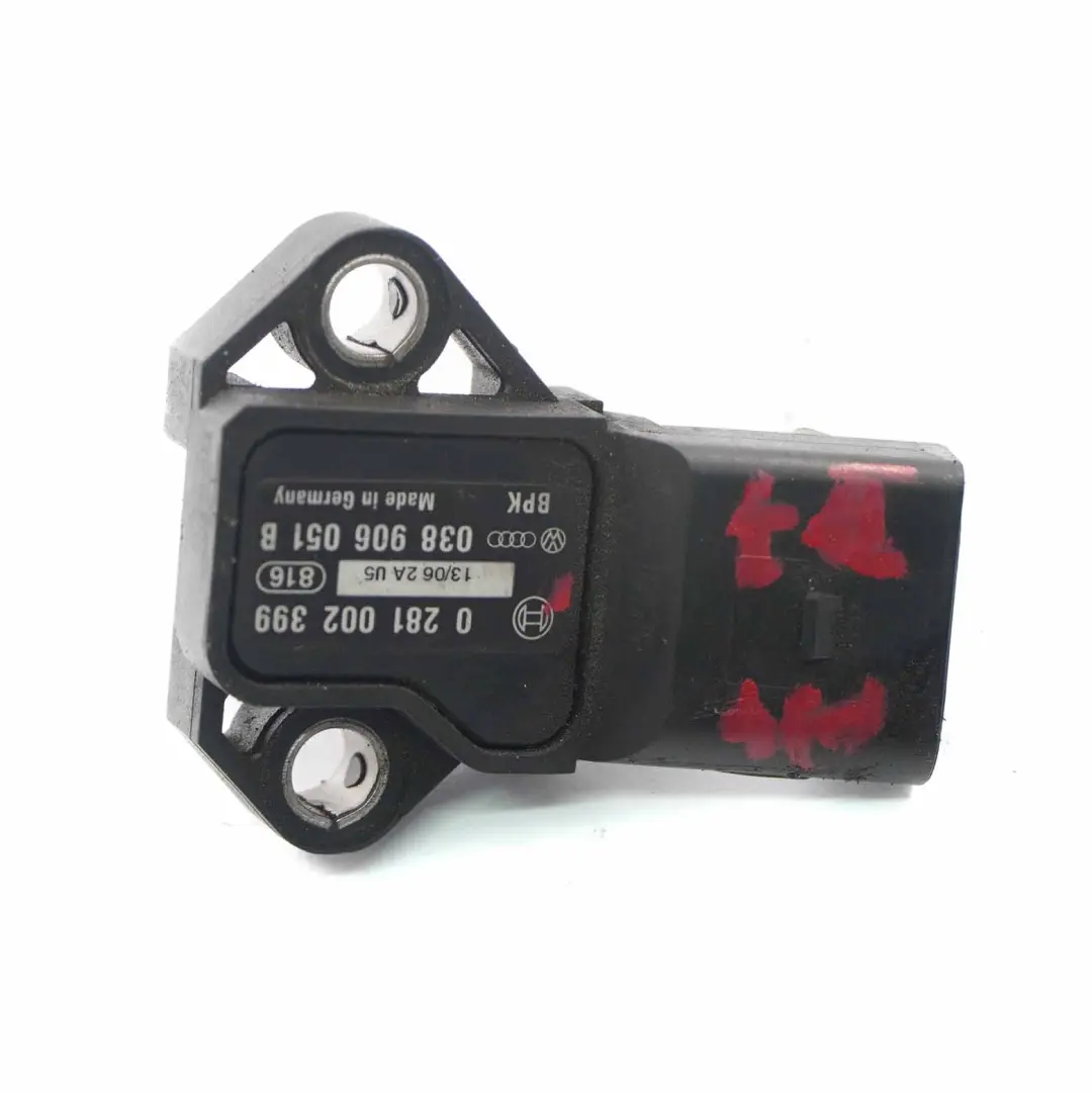 Sensor De Presión Del Colector MAP para Audi A4 B7 con número de pieza 038906051B Audi A4 B7 Sensor De Presión Del Colector MAP - SKU 038906051B - Número de pieza 038906051B