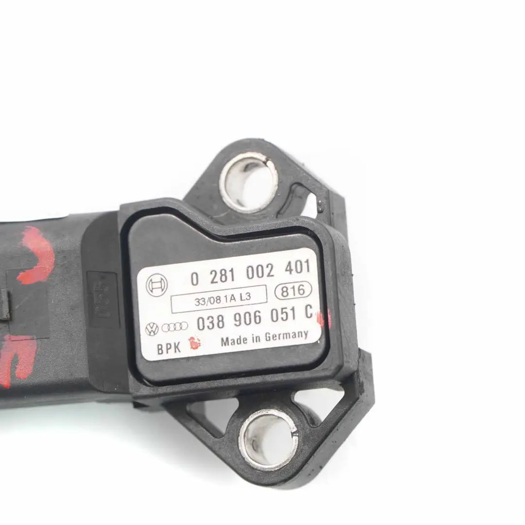 MAP Pressure Sensor Intake Manifold Unit to Audi A3 8P with Part number 038906051C Audi A3 8P MAP Pressure Sensor Intake Manifold Unit - SKU 038906051C - Part number 038906051C