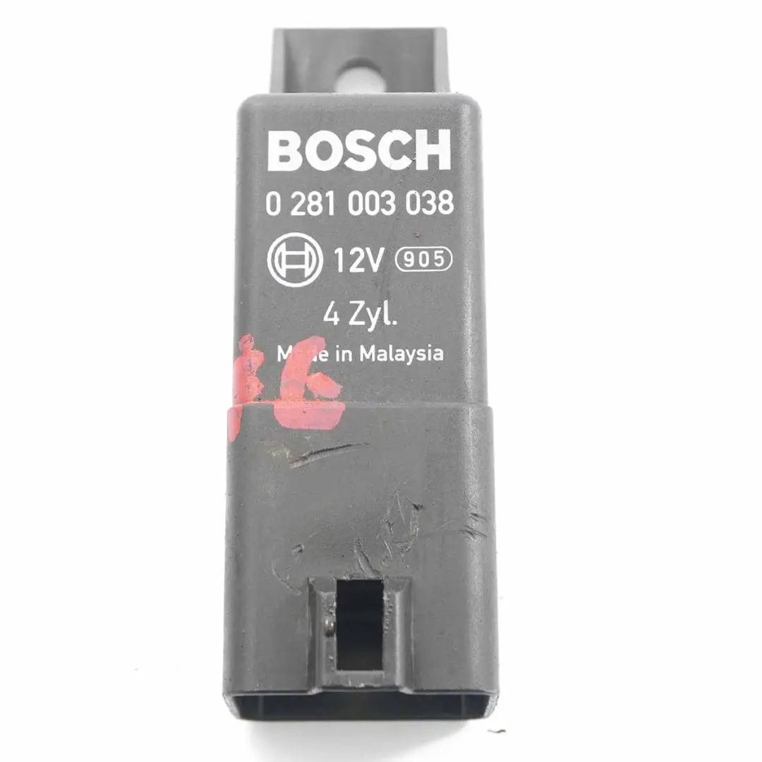  Genuine VW Audi Seat Skoda Diesel Glow Plug Relay Unit Black - SKU 038907281D-1 - Part number 038907281D