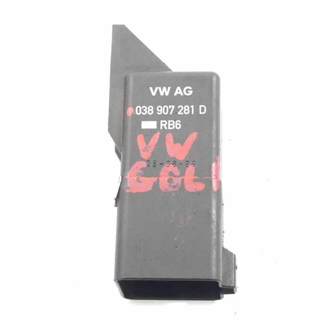  Genuine VW Audi Seat Skoda Diesel Glow Plug Relay Unit Black - SKU 038907281D-1 - Part number 038907281D