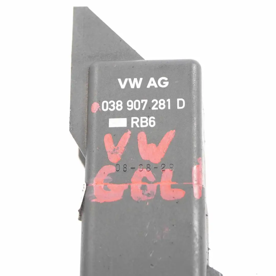  Genuine VW Audi Seat Skoda Diesel Glow Plug Relay Unit Black - SKU 038907281D-1 - Part number 038907281D