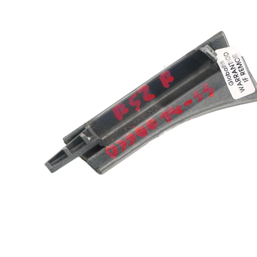 Couvercle du conduit d'air - garniture droite argent A60 pour Mini Cooper R52 Cabrio à propos du numéro de pièce 0390014 Mini Cooper R52 Cabrio Couvercle du conduit d'air - garniture droite argent A60 - SKU 0390014-SS - Numéro de pièce 0390014