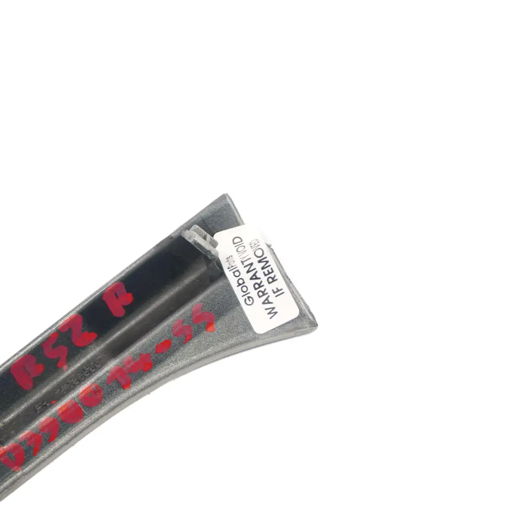 Duct Right O/S Trim Sparkling Silver A60 to Mini Cooper R52 Cabrio Cover Air with Part number 0390014 Mini Cooper R52 Cabrio Cover Air Duct Right O/S Trim Sparkling Silver A60 - SKU 0390014-SS - Part number 0390014