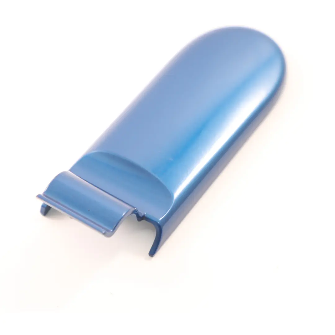 Mini R52 Cabrio Hinge Trunk Lid Cover Left N/S - 7127547 Hyper Blue Metallic - A28 - SKU 0390077-HYB - Part number 0390077
