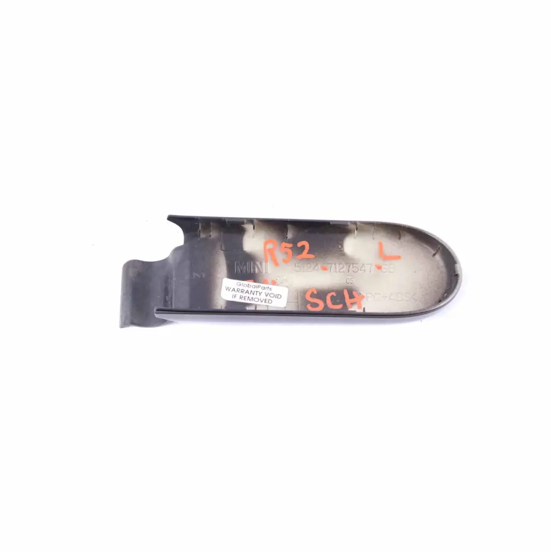 Mini Cooper One R52 Cabrio Trunk Lid Cover Hinge Left N/S Schwarz Black - SKU 0390077-SCH - Part number 0390077
