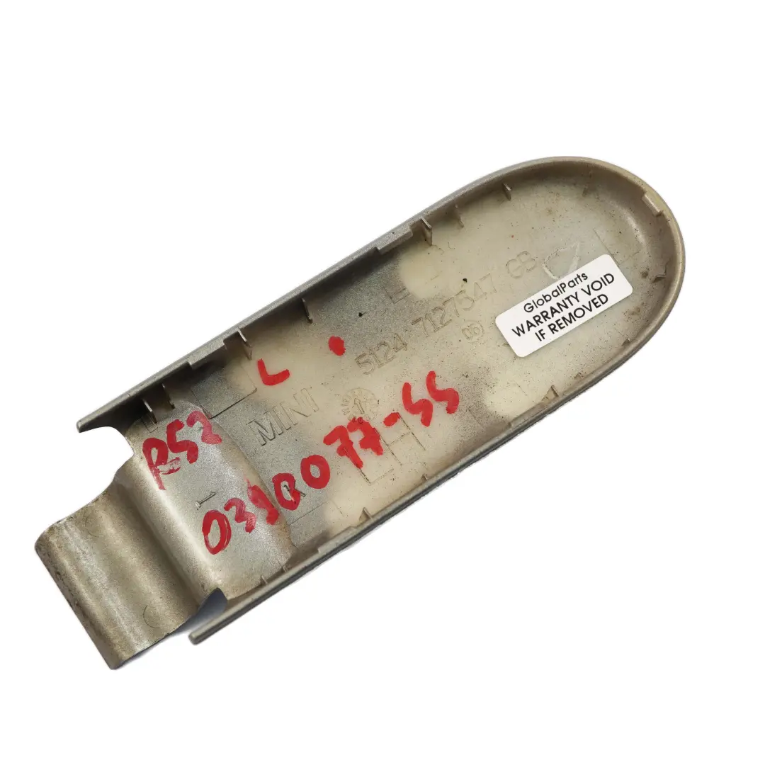 Coperchio Baule Cerniera Sinistra Argento Brillante A60 per Mini Cooper R52 Cabrio con numero di parte 0390077 Mini Cooper R52 Cabrio Coperchio Baule Cerniera Sinistra Argento Brillante A60 - SKU 0390077-SS - Numero di parte 0390077