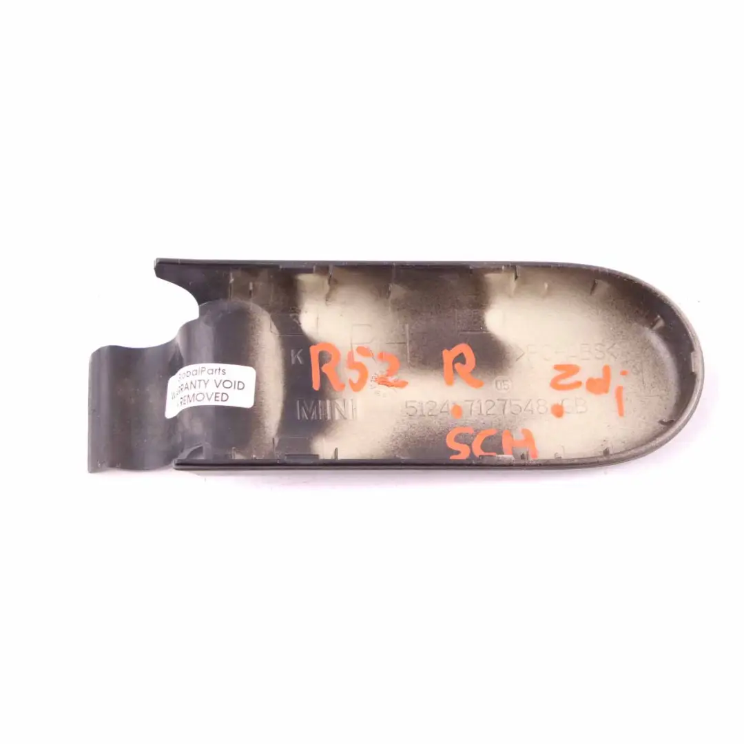 Mini Cooper One R52 Cabrio Trunk Lid Cover Hinge Right O/S Schwarz Black - SKU 0390078-SCH - Part number 0390078