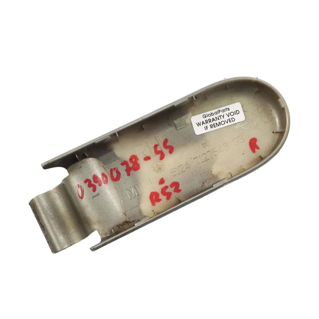 Coperchio Baule Cerniera Destra Argento Brillante A60 per Mini Cooper R52 Cabrio con numero di parte 0390078 Mini Cooper R52 Cabrio Coperchio Baule Cerniera Destra Argento Brillante A60 - SKU 0390078-SS - Numero di parte 0390078