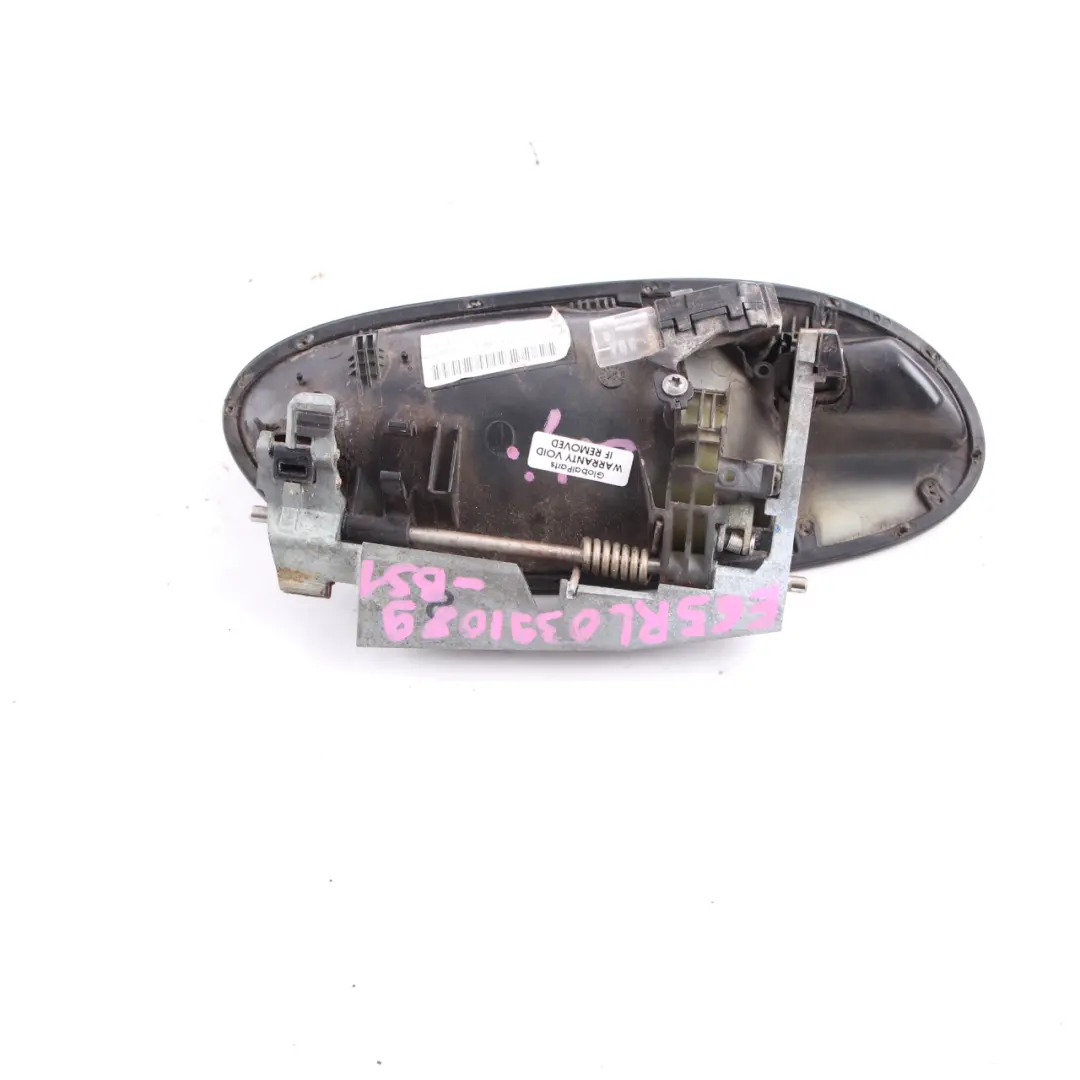 Maniglia BMW E65 E66 completa posteriore sinistra Nero Zaffiro Metallizzato 475 per con numero di parte 0391089 Maniglia BMW E65 E66 completa posteriore sinistra Nero Zaffiro Metallizzato 475 - SKU 0391089-BS1 - Numero di parte 0391089