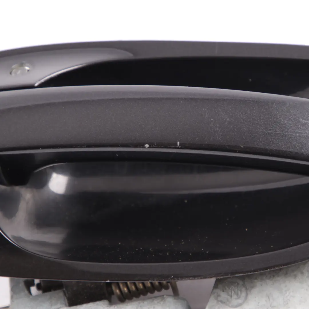 BMW E65 E66 Grab Handle Complete Front Left N/S Black Sapphire Metallic 475 - SKU 0391089-BS2 - Part number 0391089
