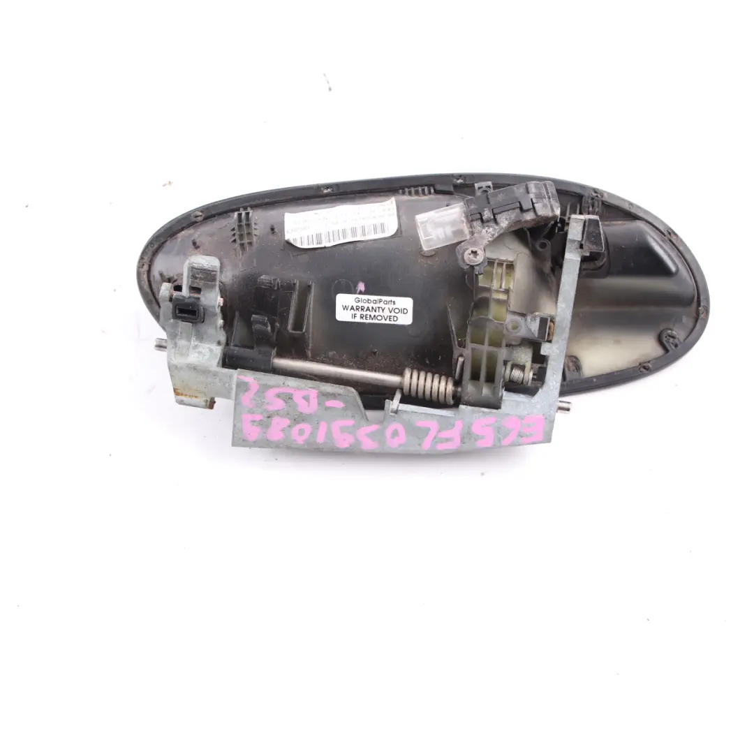BMW E65 E66 Grab Handle Complete Front Left N/S Black Sapphire Metallic 475 - SKU 0391089-BS2 - Part number 0391089