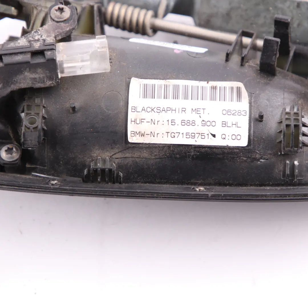 Grab Handle Complete Front Left N/S Black Sapphire Metallic 475 to BMW E65 E66 with Part number 0391089 BMW E65 E66 Grab Handle Complete Front Left N/S Black Sapphire Metallic 475 - SKU 0391089-BS2 - Part number 0391089