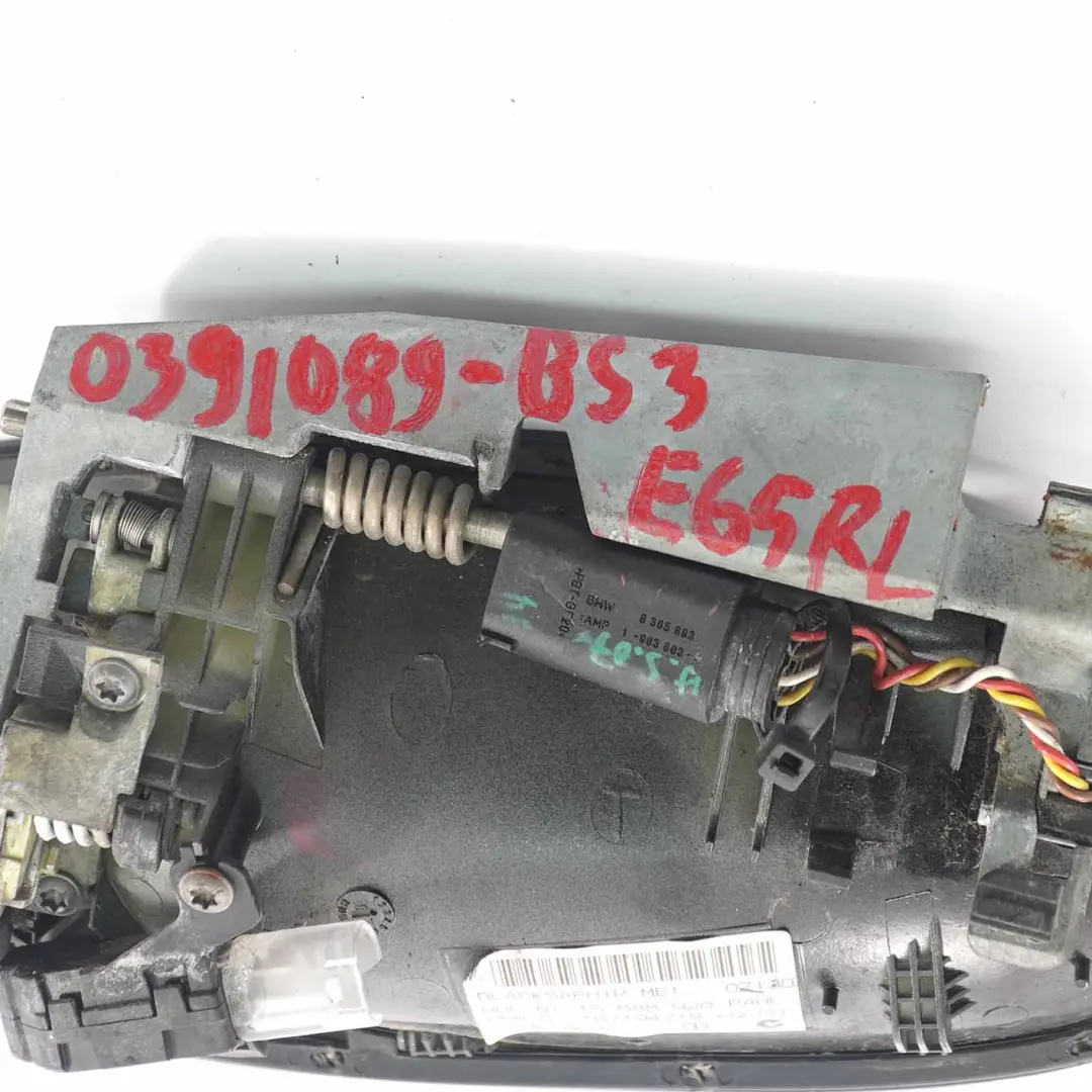  Maniglia Porta BMW E65 E66 Posteriore Sinistra Maniglia Esterna Nero Zaffiro 475 - SKU 0391089-BS3 - Numero di parte 0391089