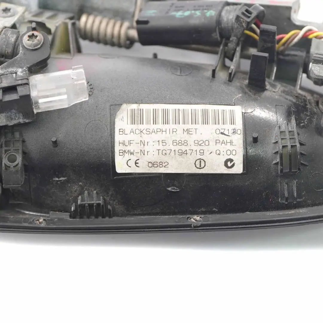 Tirador Puerta BMW E65 E66 Trasera Izquierda Agarre Exterior Negro Zafiro 475 para con número de pieza 0391089 Tirador Puerta BMW E65 E66 Trasera Izquierda Agarre Exterior Negro Zafiro 475 - SKU 0391089-BS3 - Número de pieza 0391089