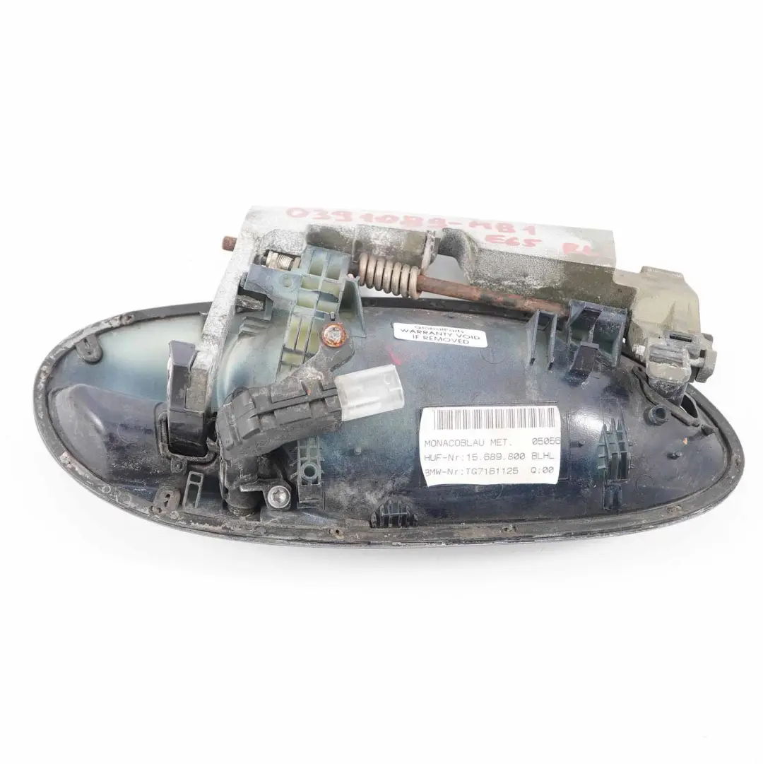  Door Handle BMW E65 E66 Grab Rear Left N/S Monacoblau Blue Metallic - A35 - SKU 0391089-MB1 - Part number 0391089