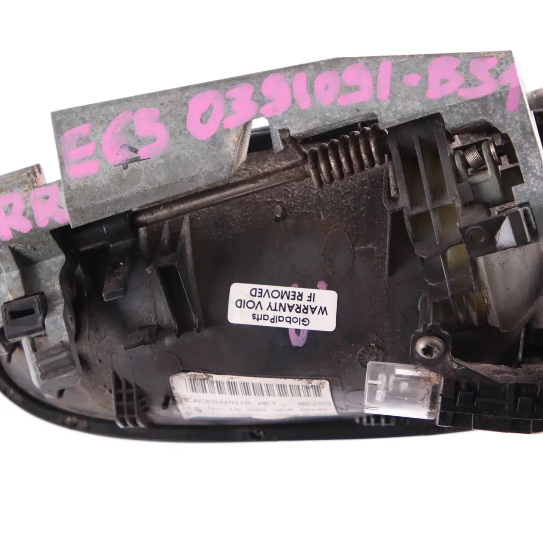 Grab Handle BMW E65 E66 1 Rear Right Door O/S Black Sapphire Metallic 475 to with Part number 0391091 Grab Handle BMW E65 E66 1 Rear Right Door O/S Black Sapphire Metallic 475 - SKU 0391091-BS1 - Part number 0391091