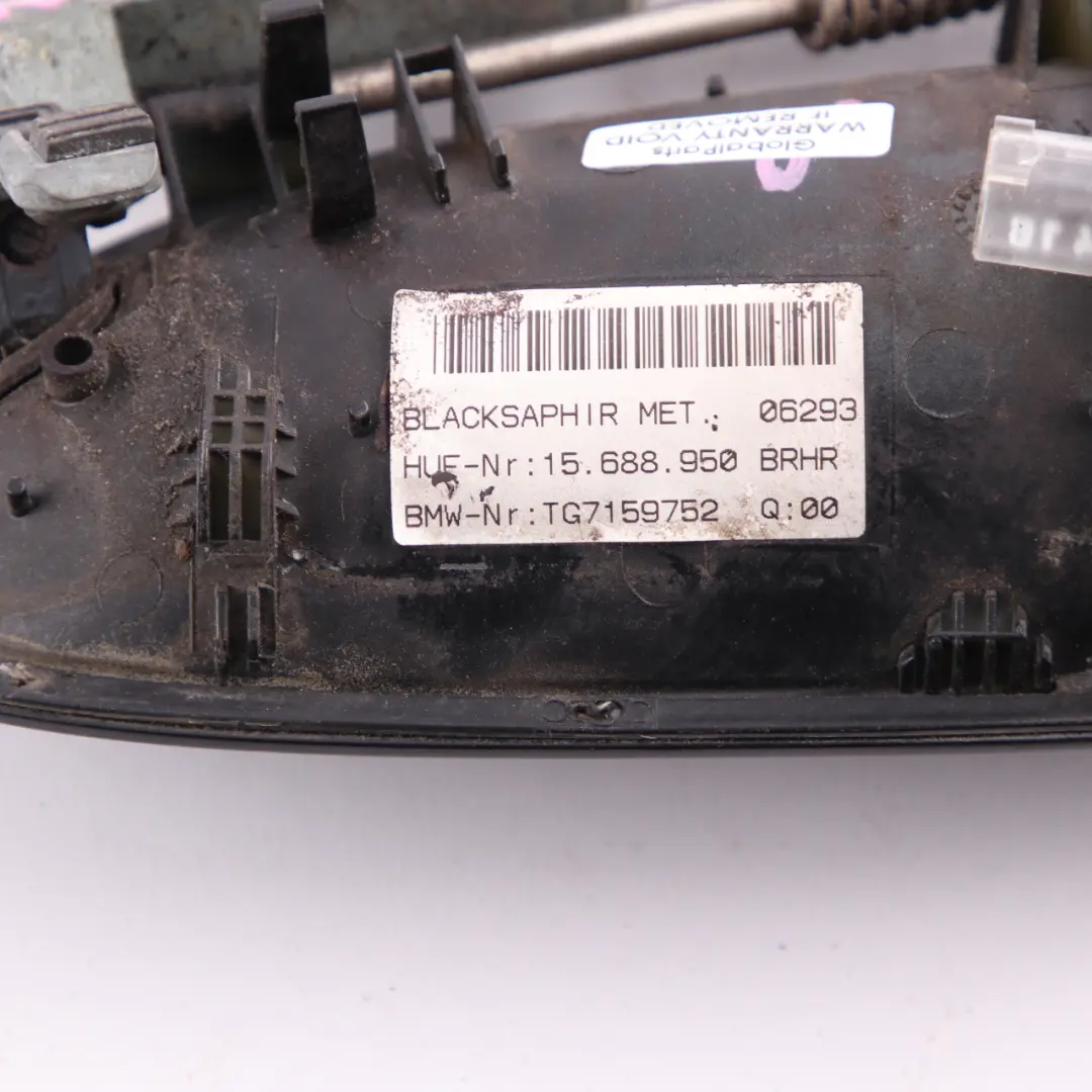 Grab Handle BMW E65 E66 1 Rear Right Door O/S Black Sapphire Metallic 475 to with Part number 0391091 Grab Handle BMW E65 E66 1 Rear Right Door O/S Black Sapphire Metallic 475 - SKU 0391091-BS1 - Part number 0391091