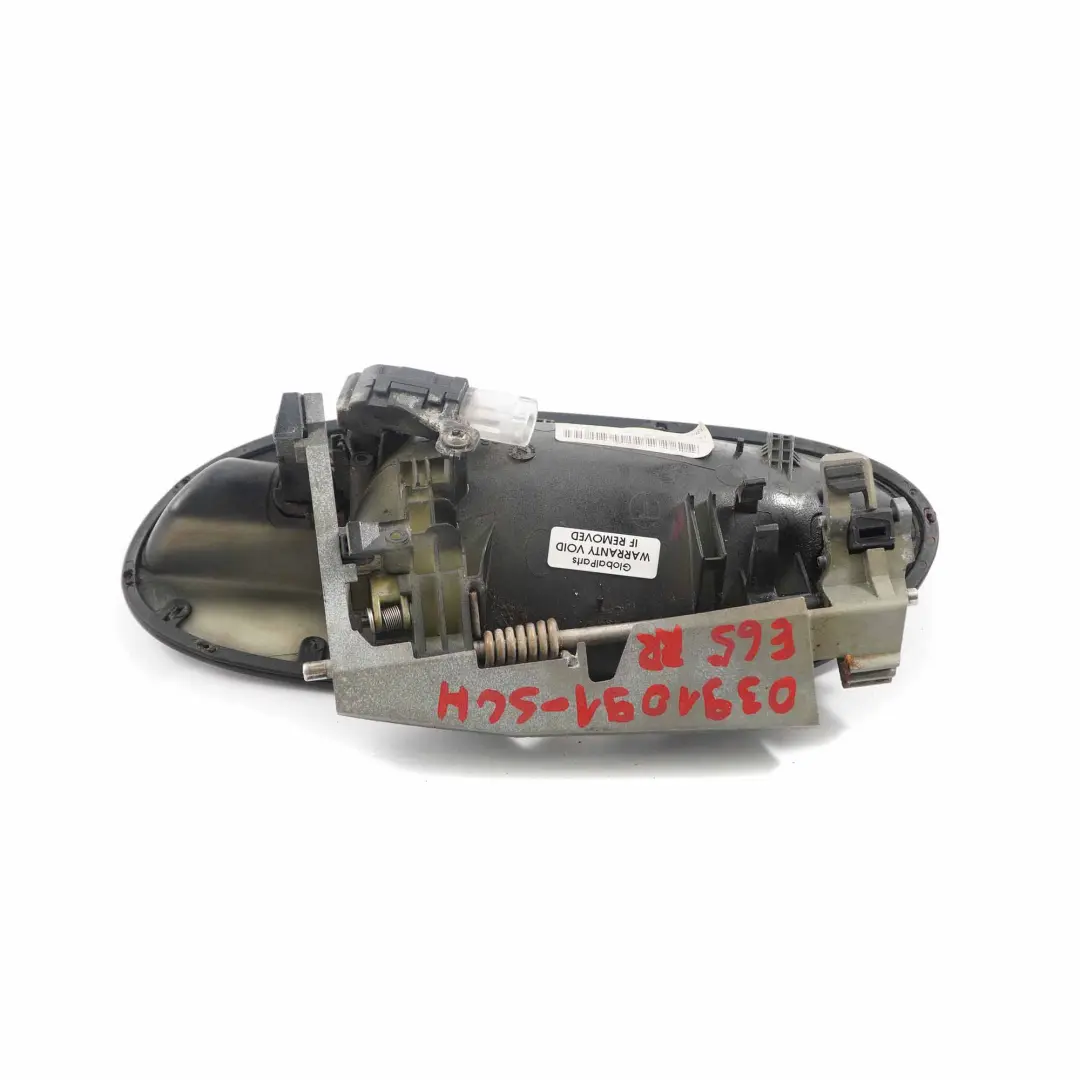  Asidero BMW E65 E66 Trasero Derecho Exterior Schwarz 2 Negro 668 - SKU 0391091-SCH - Número de pieza 0391091
