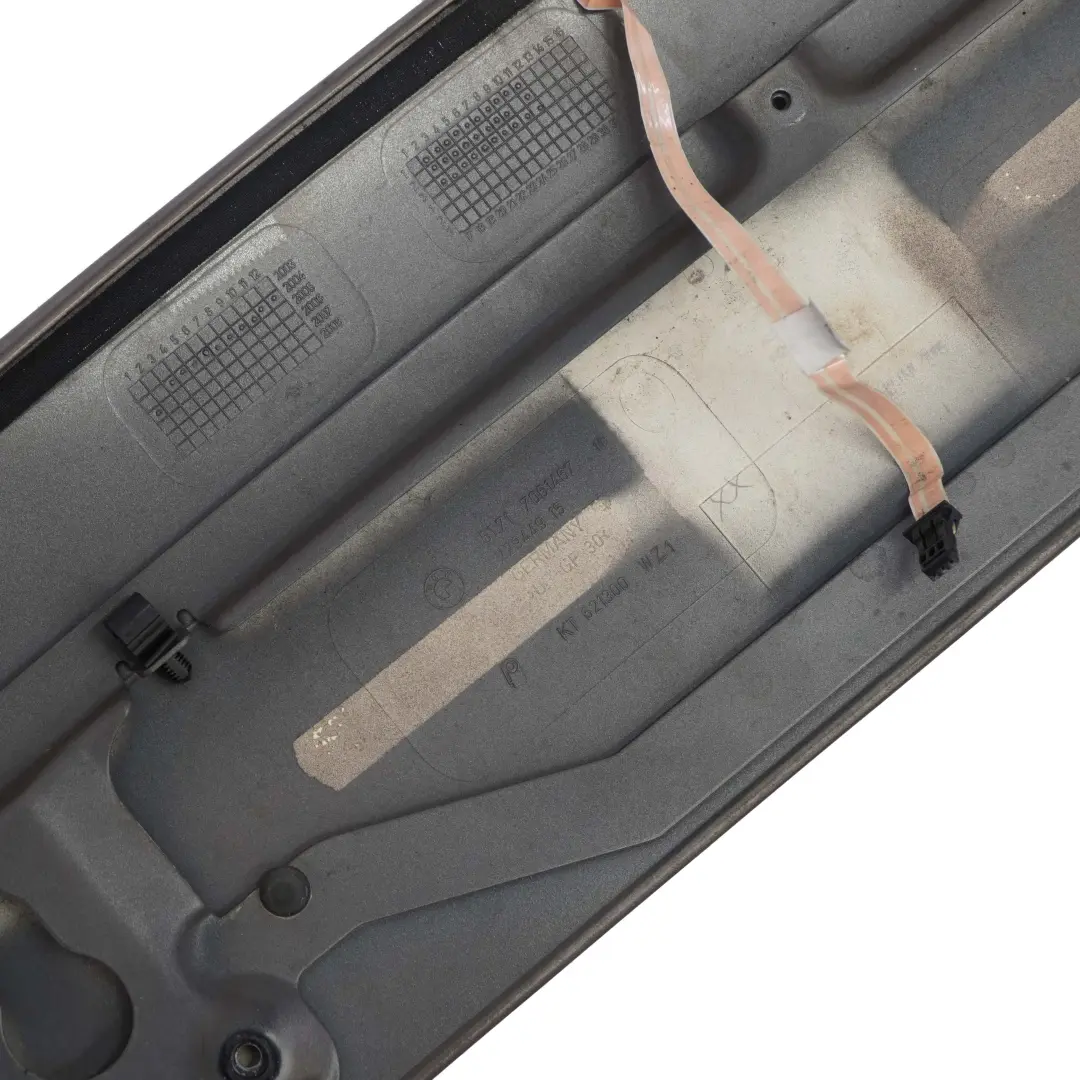 BMW 5 E61 Touring Boot Trunk Lid Tailgate Rear Spoiler Amethyst Grey - A09 - SKU 0391852-AG - Part number 0391852