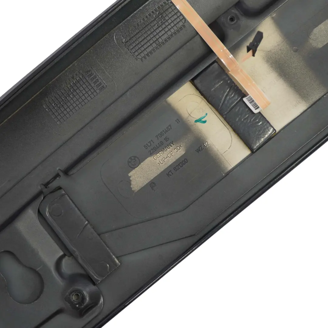 BMW E61 Touring Tapa Maletero Porton Trasero Spoiler Negro Zafiro Metalico 475 - SKU 0391852-BS1 - Número de pieza 7061467