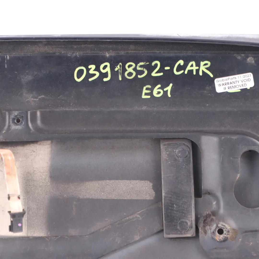 Spoiler Boot Tailgate Spoiler Carbonschwarz Black - 416 to BMW E61 Touring Rear with Part number 7061467 BMW E61 Touring Rear Spoiler Boot Tailgate Spoiler Carbonschwarz Black - 416 - SKU 0391852-CAR - Part number 7061467