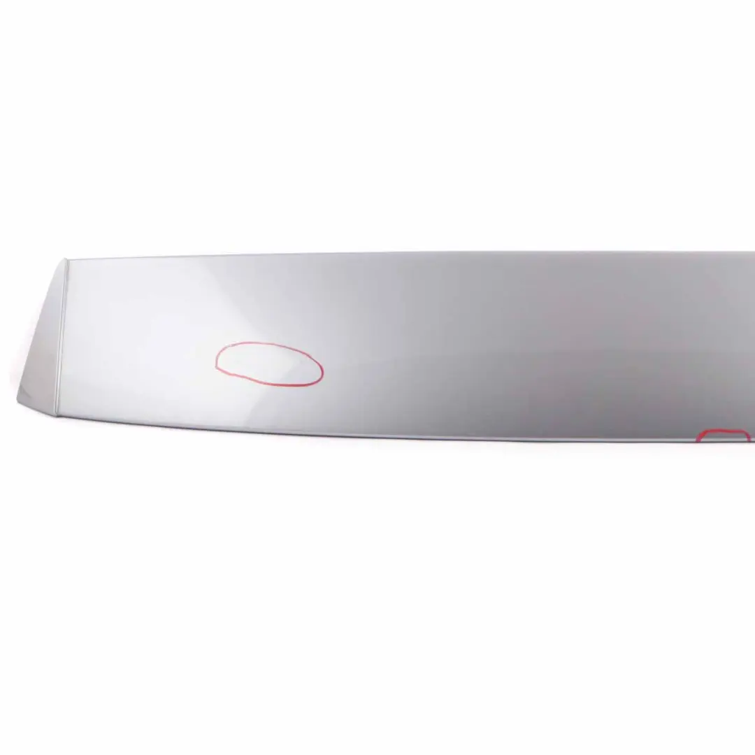 BMW 5 E61 E61N LCI Spoiler Aileron Hayon Gris Argente Metallique A08 - SKU 0391852-SBG - Numéro de pièce 391852