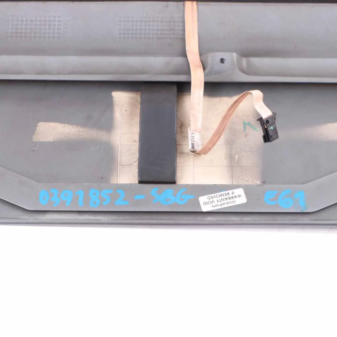 BMW 5 E61 E61N LCI Spoiler Aileron Hayon Gris Argente Metallique A08 - SKU 0391852-SBG - Numéro de pièce 391852