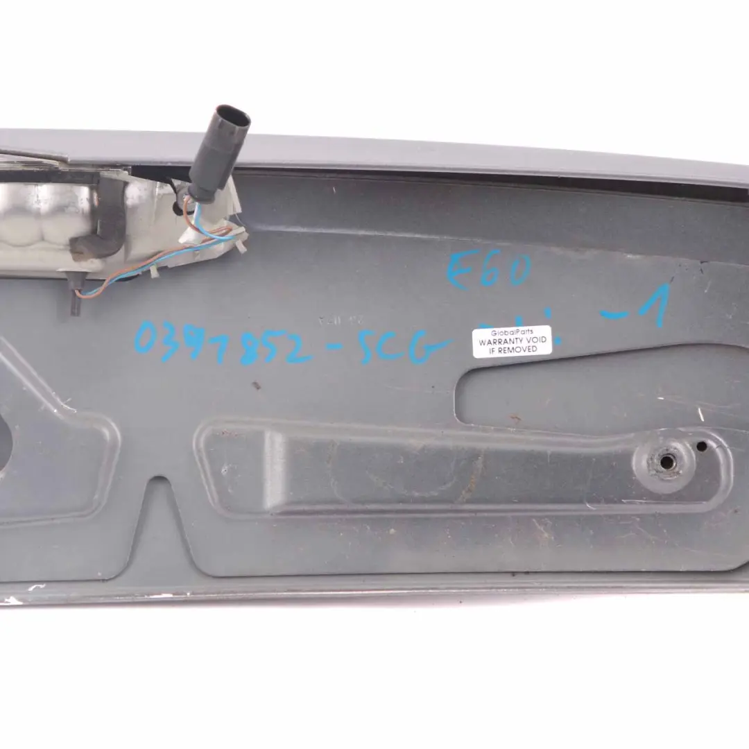 BMW E61 Touring Rear Spoiler Boot Tailgate Spoiler Spacegrau Grey Metallic - A52 - SKU 0391852-SCG2 - Part number 7061467
