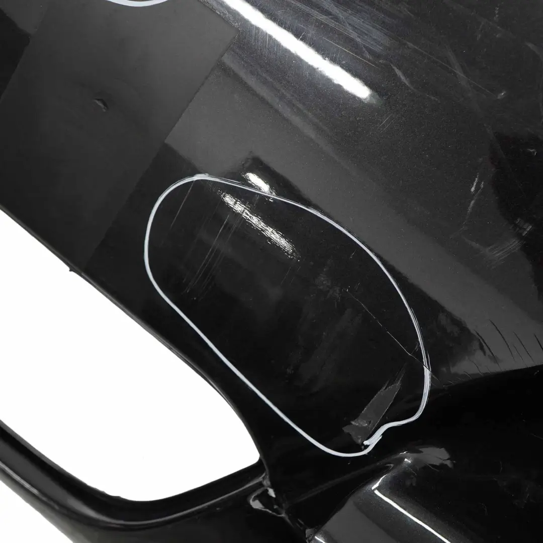 BMW E60 M5 Rear Bumper Complete Panel PDC Black Sapphire Metallic - 475 - SKU 0391958-BS - Part number 0391958