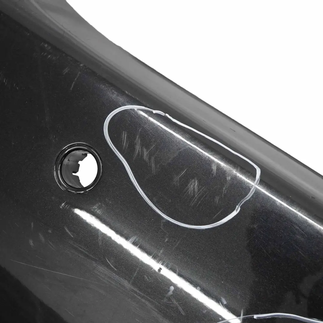 BMW E60 M5 Rear Bumper Complete Panel PDC Black Sapphire Metallic - 475 - SKU 0391958-BS - Part number 0391958