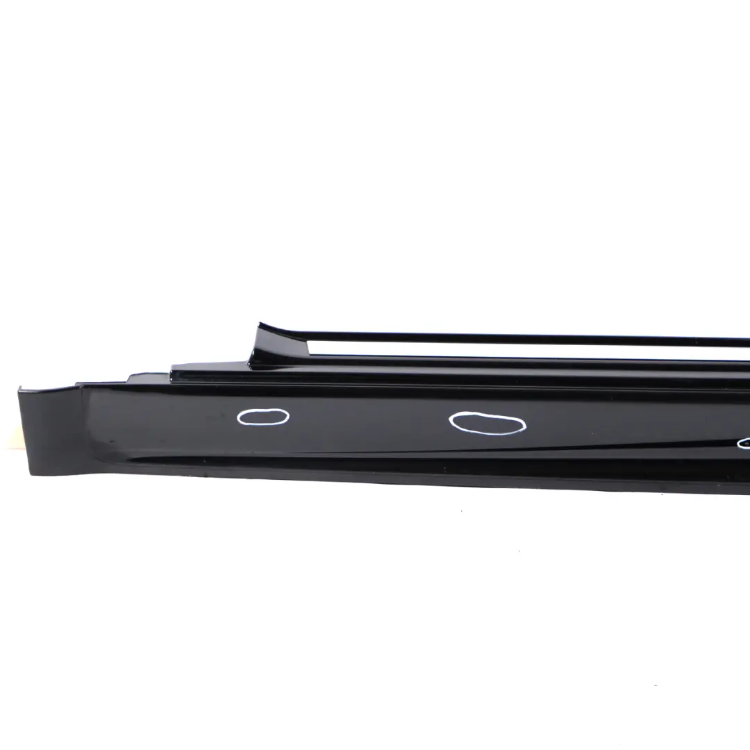 Mini Cooper R50 JCW Left Door N/S Sill Skirt Side Trim Cosmosschwarz Black 303 - SKU 0392891-COS - Part number 0392891