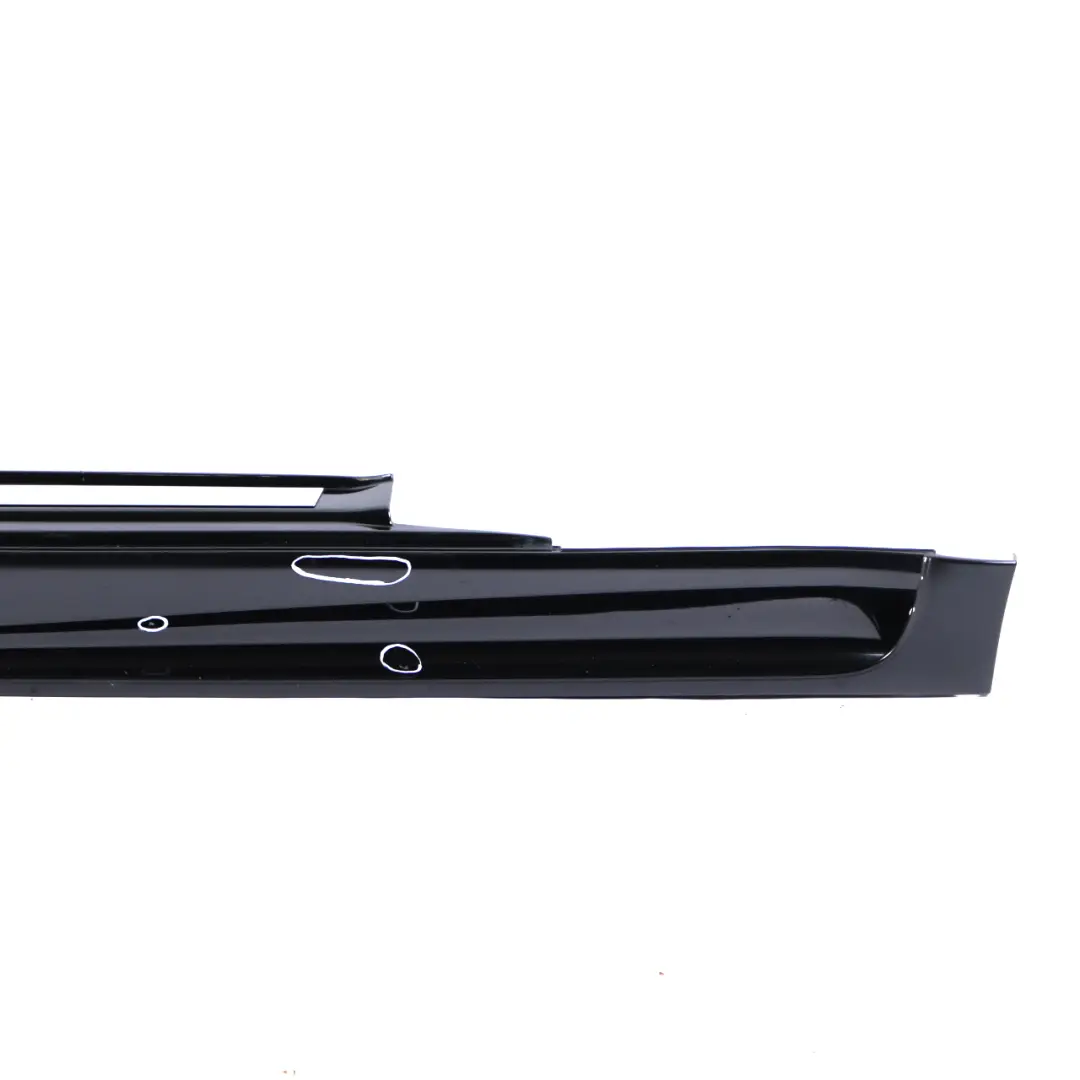 Left Door N/S Sill Skirt Side Trim Cosmosschwarz Black 303 to Mini Cooper R50 JCW with Part number 0392891 Mini Cooper R50 JCW Left Door N/S Sill Skirt Side Trim Cosmosschwarz Black 303 - SKU 0392891-COS - Part number 0392891