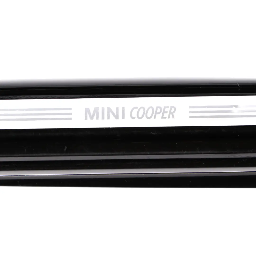 Mini Cooper R50 JCW Left Door N/S Sill Skirt Side Trim Cosmosschwarz Black 303 - SKU 0392891-COS - Part number 0392891