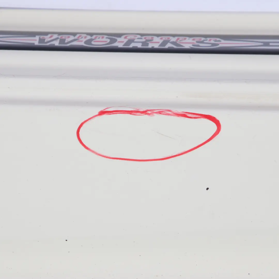 Left Door N/S Sill Skirt Side Trim Pepper White - 850 to Mini Cooper R50 R53 JCW with Part number 0392891 Mini Cooper R50 R53 JCW Left Door N/S Sill Skirt Side Trim Pepper White - 850 - SKU 0392891-PW - Part number 0392891