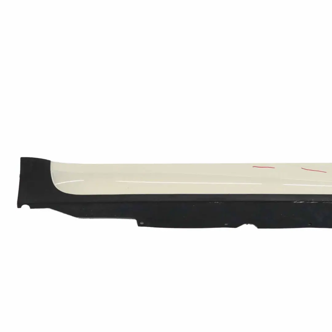Mini R50 JCW Gonna laterale porta destra Pepper White -850 - SKU 0392892-PW - Numero di parte 0392892