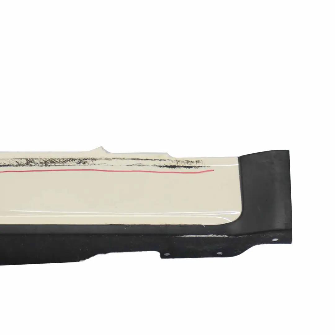 Mini R50 JCW Gonna laterale porta destra Pepper White -850 - SKU 0392892-PW - Numero di parte 0392892