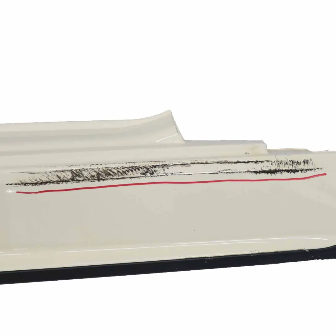Mini R50 JCW Gonna laterale porta destra Pepper White -850 - SKU 0392892-PW - Numero di parte 0392892