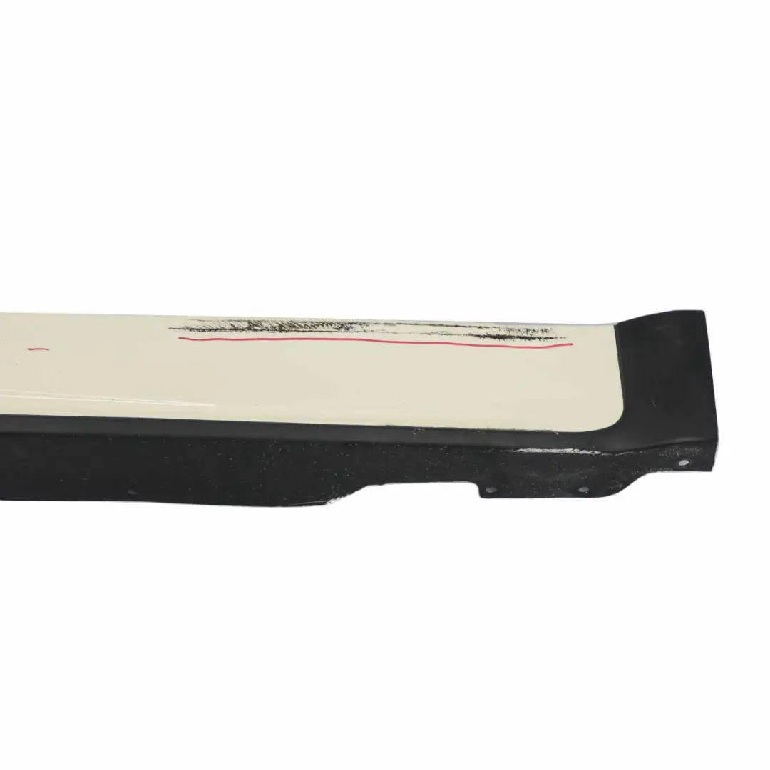 Mini R50 JCW Gonna laterale porta destra Pepper White -850 - SKU 0392892-PW - Numero di parte 0392892