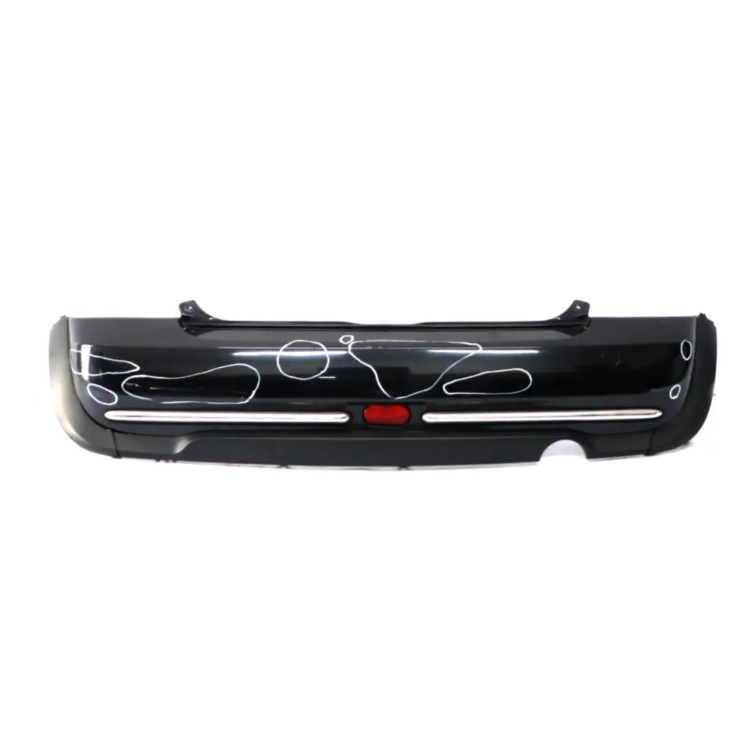 Mini Cooper R50 Rear Bumper Trim Panel Astro Black Metallic - A25 - SKU 0393501-ASB - Part number 0393501