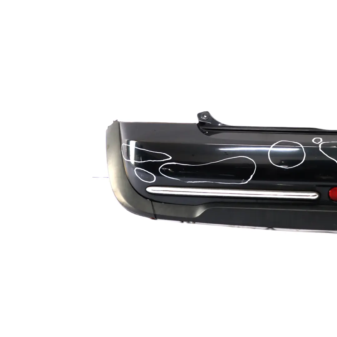 Mini Cooper R50 Rear Bumper Trim Panel Astro Black Metallic - A25 - SKU 0393501-ASB - Part number 0393501
