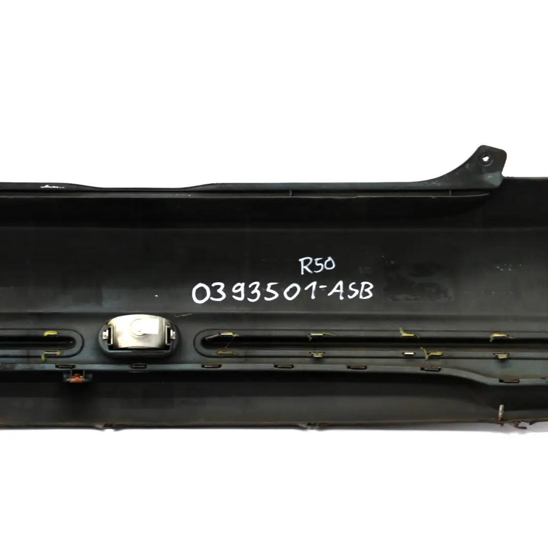 Heckstoßstangenverkleidung Astro Black Metallic - A25 für Mini Cooper R50 mit Teilenummer 0393501 Mini Cooper R50 Heckstoßstangenverkleidung Astro Black Metallic - A25 - SKU 0393501-ASB - Teilenummer 0393501