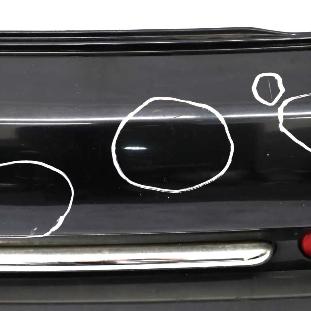 Mini Cooper R50 Rear Bumper Trim Panel Astro Black Metallic - A25 - SKU 0393501-ASB - Part number 0393501