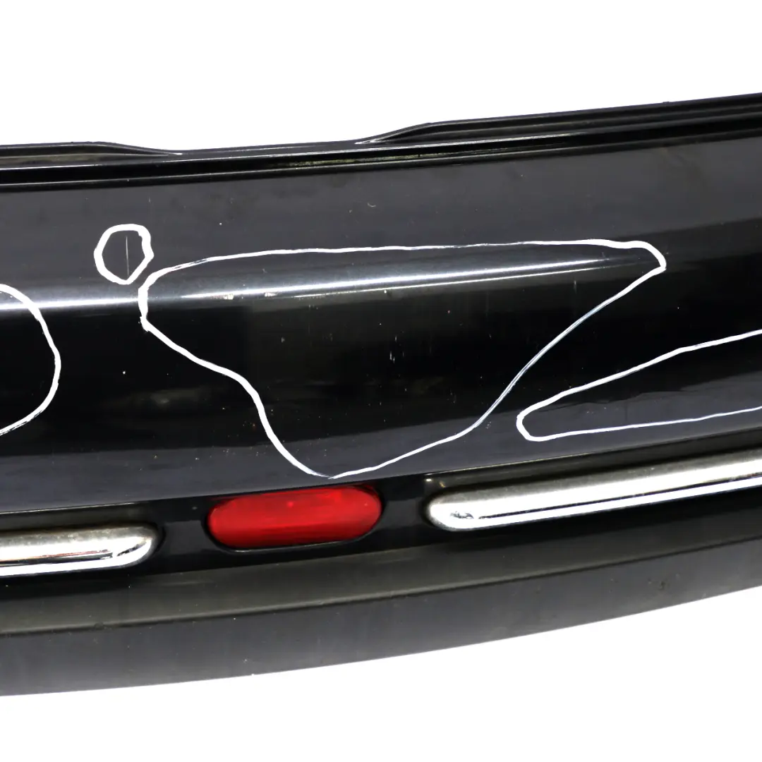 Mini Cooper R50 Rear Bumper Trim Panel Astro Black Metallic - A25 - SKU 0393501-ASB - Part number 0393501