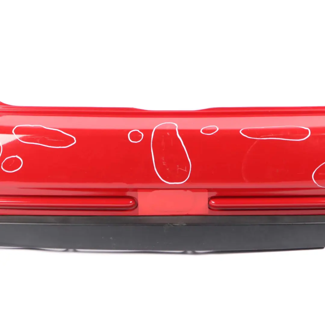 Mini Cooper R50 Complete Rear Bumper Trim Panel Chili Red - 851 - SKU 0393501-CHRED1 - Part number 0393501