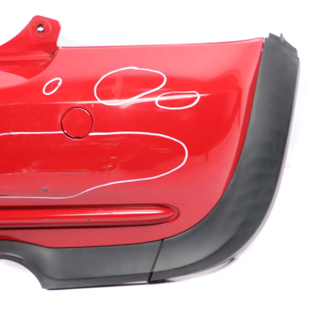Mini Cooper R50 Complete Rear Bumper Trim Panel Chili Red - 851 - SKU 0393501-CHRED1 - Part number 0393501