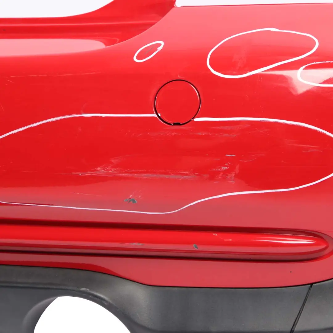 Mini Cooper R50 Complete Rear Bumper Trim Panel Chili Red - 851 - SKU 0393501-CHRED1 - Part number 0393501